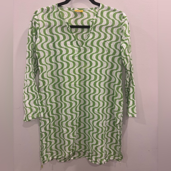 Roberta Roller Rabbit Wavy Pattern Tunic - Picture 1 of 2